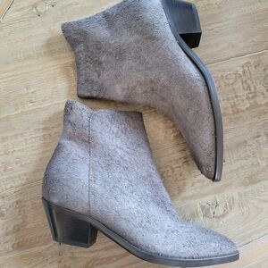 Carmens Distressed Leather Cowboy Shoe Boots size 37 7